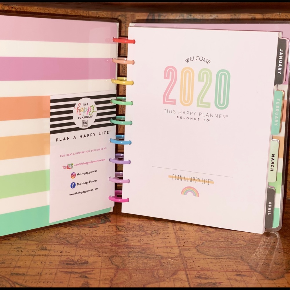The Happy Planner "PASTEL DREAMS" Classic 12-Month - Picture 2 of 8